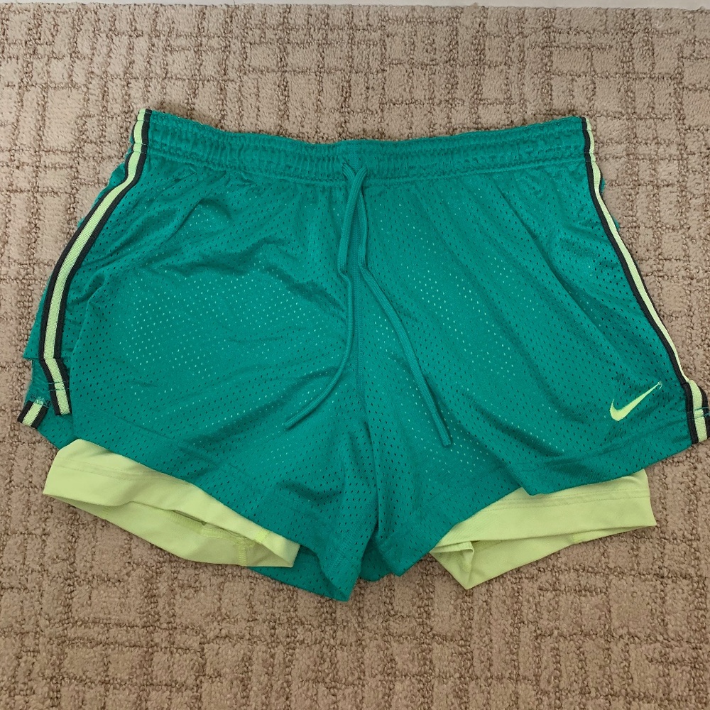 Nike Pro Dri-Fit Athletic Shorts Mesh & Spandex M